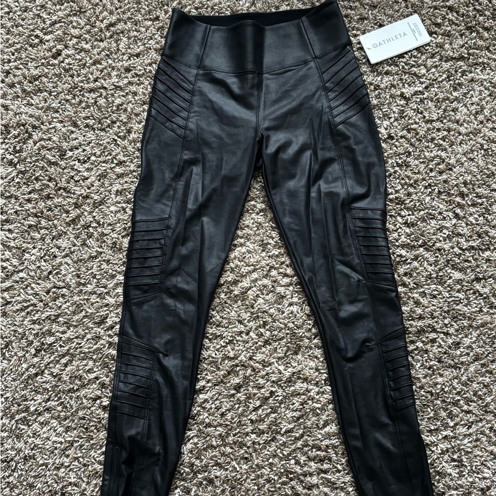 Athleta Black High-Waisted Leggings